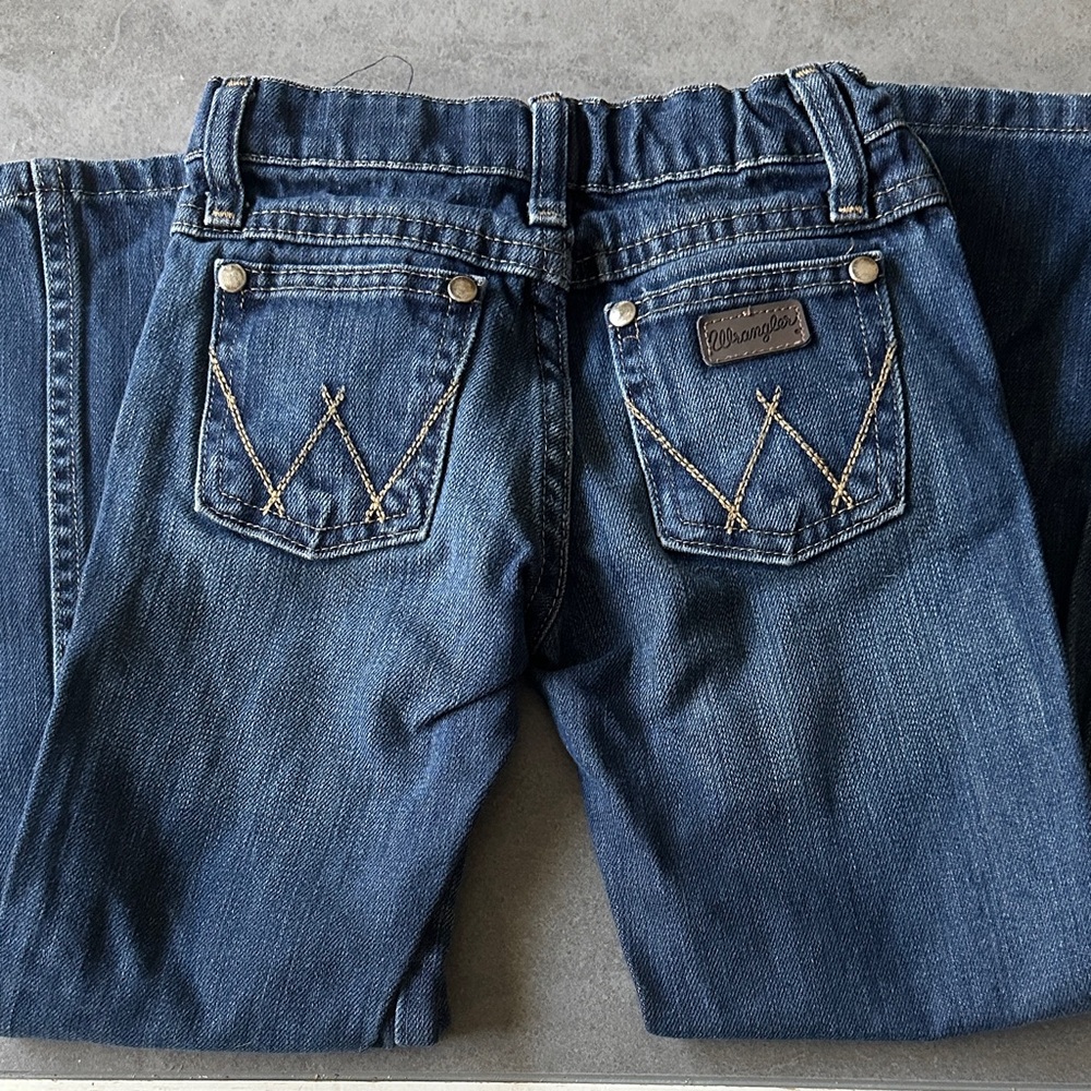 Boys Relaxed Boot Wrangler Jeans - 6 Slim